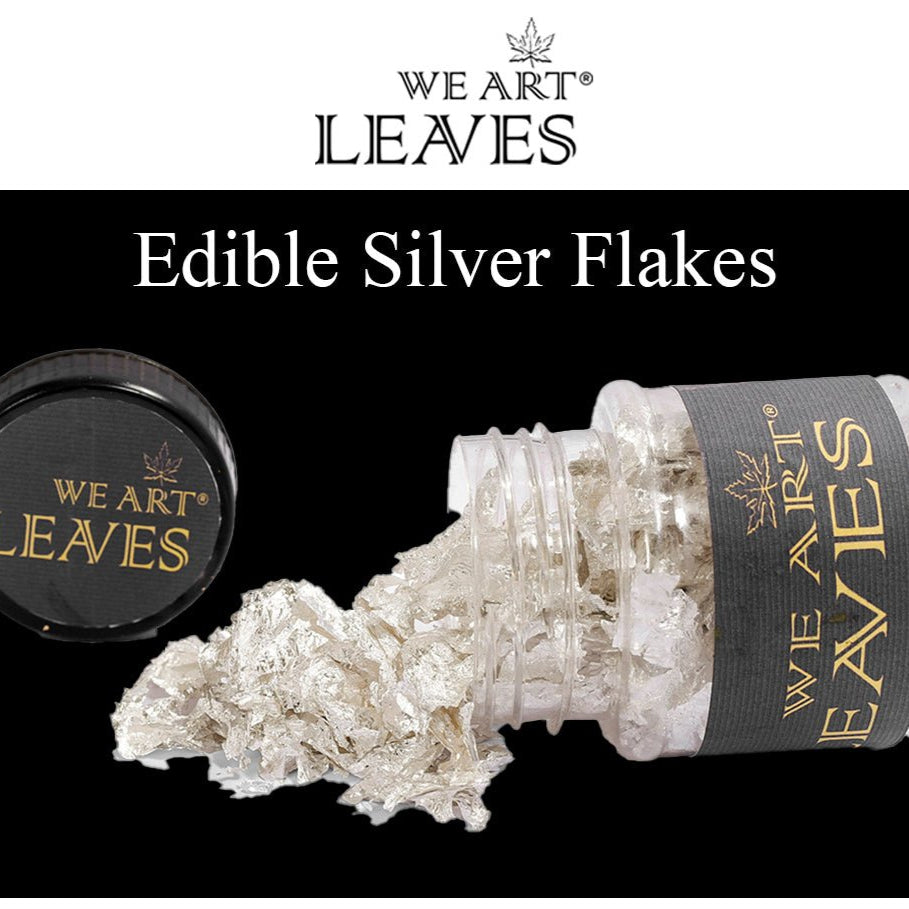 24k Edible Silver Flakes