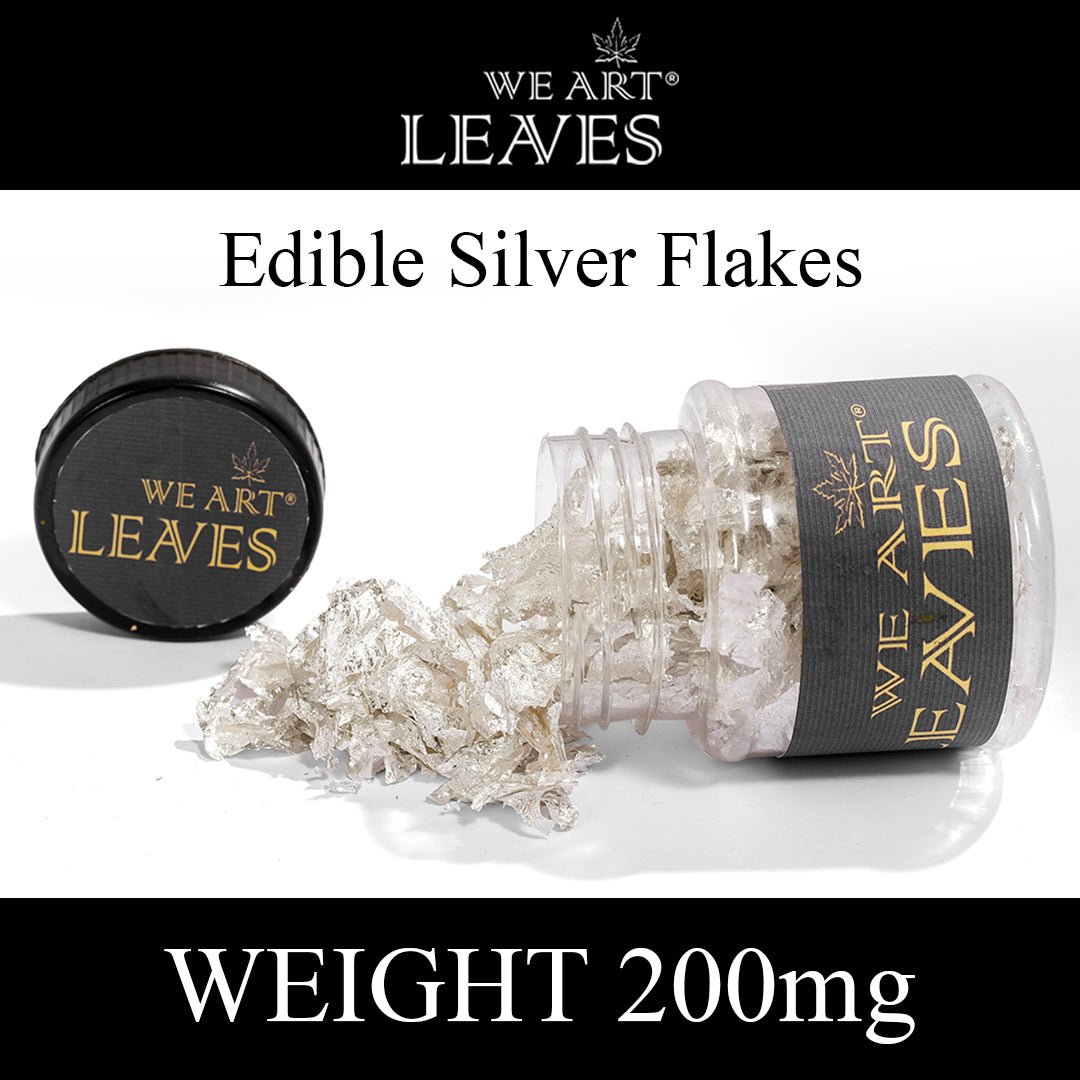 24k Edible Silver Flakes