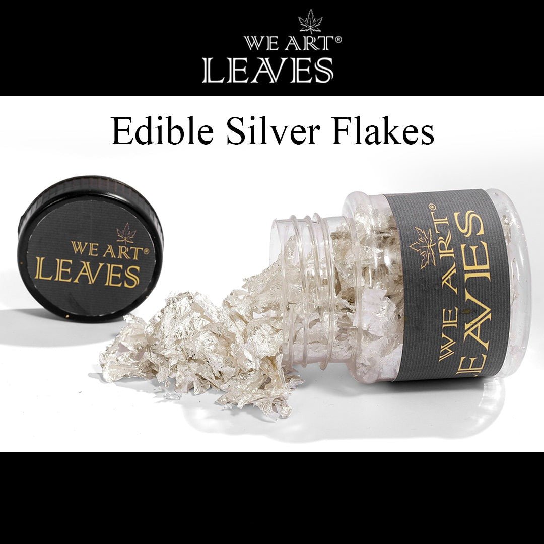 24k Edible Silver Flakes