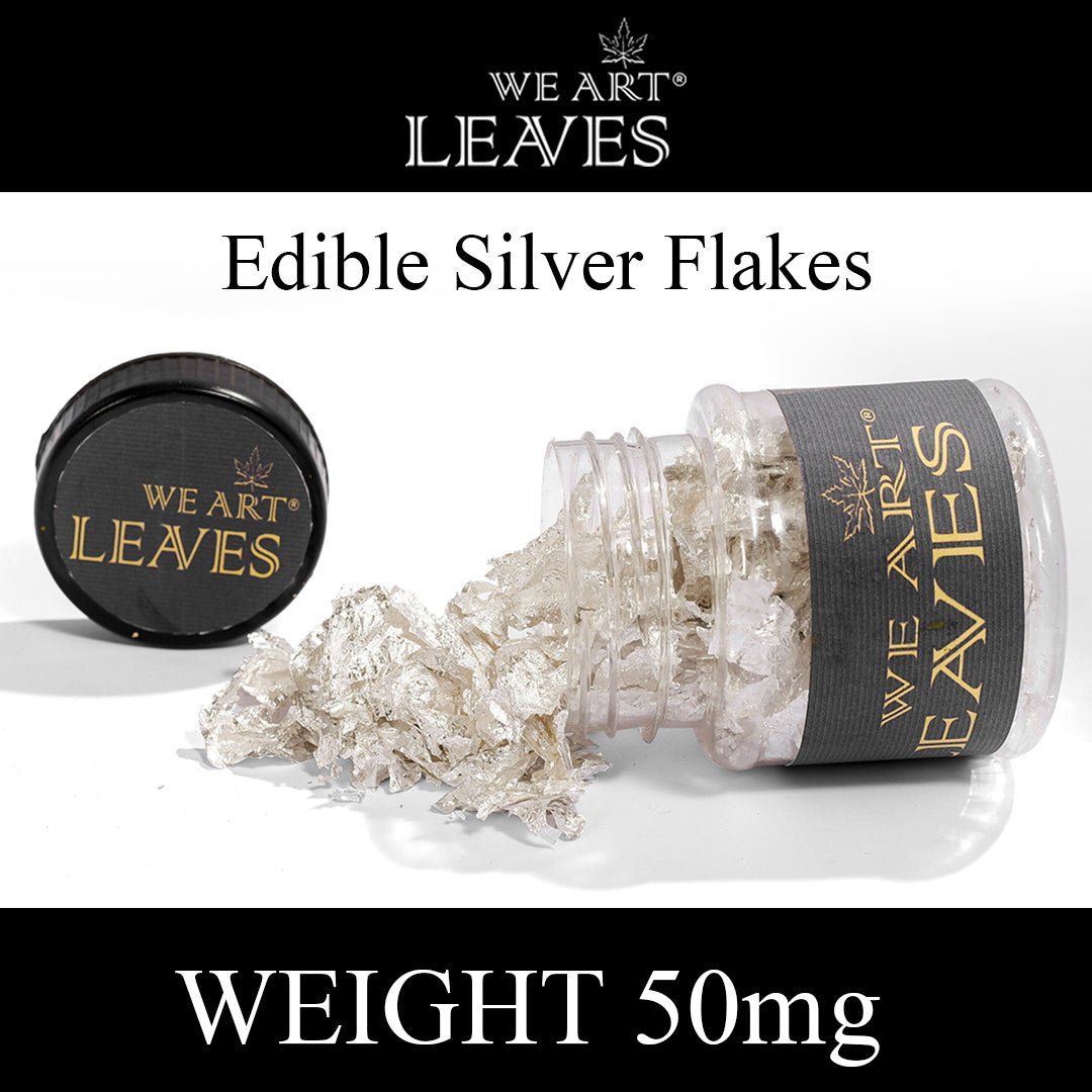24k Edible Silver Flakes