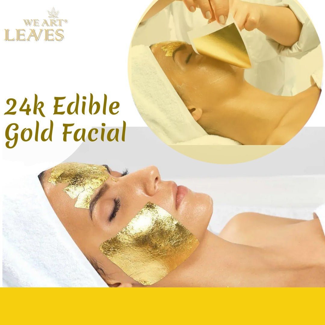 Facial with 24k Gold Leaf Sheets