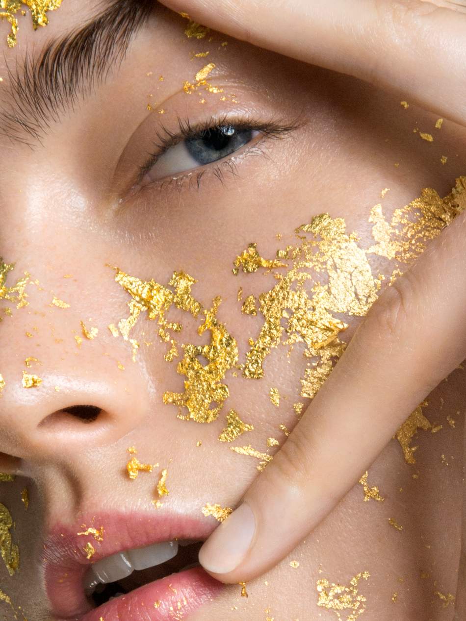 Facial with 24k Gold Leaf Sheets