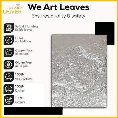 Facial with 24k Silver Leaf Sheets