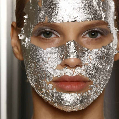 Facial with 24k Silver Leaf Sheets